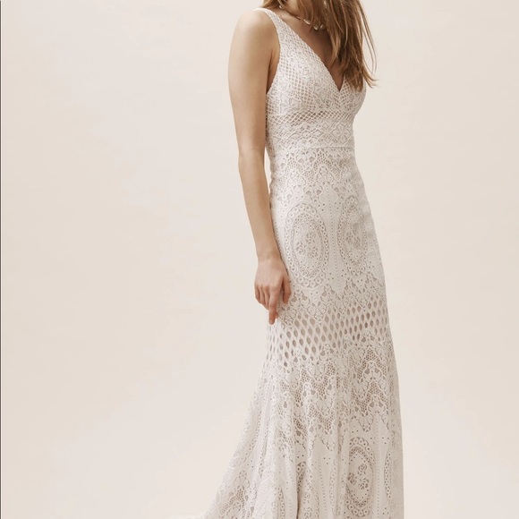 BHLDN Dresses & Skirts - BHLDN Peoria boho wedding dress